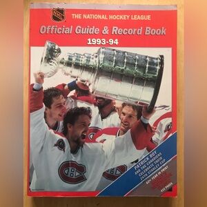 The National Hockey League Official Guide & Record Book 1993-94